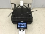Inspire1 on the included road case, waiting for flight.